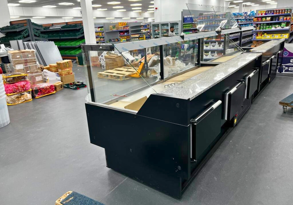 Alan Serve Over Refrigerated Counter Installation in Manchester | Commercial Refrigeration Solutions by Bestronic Affordable Refrigeration